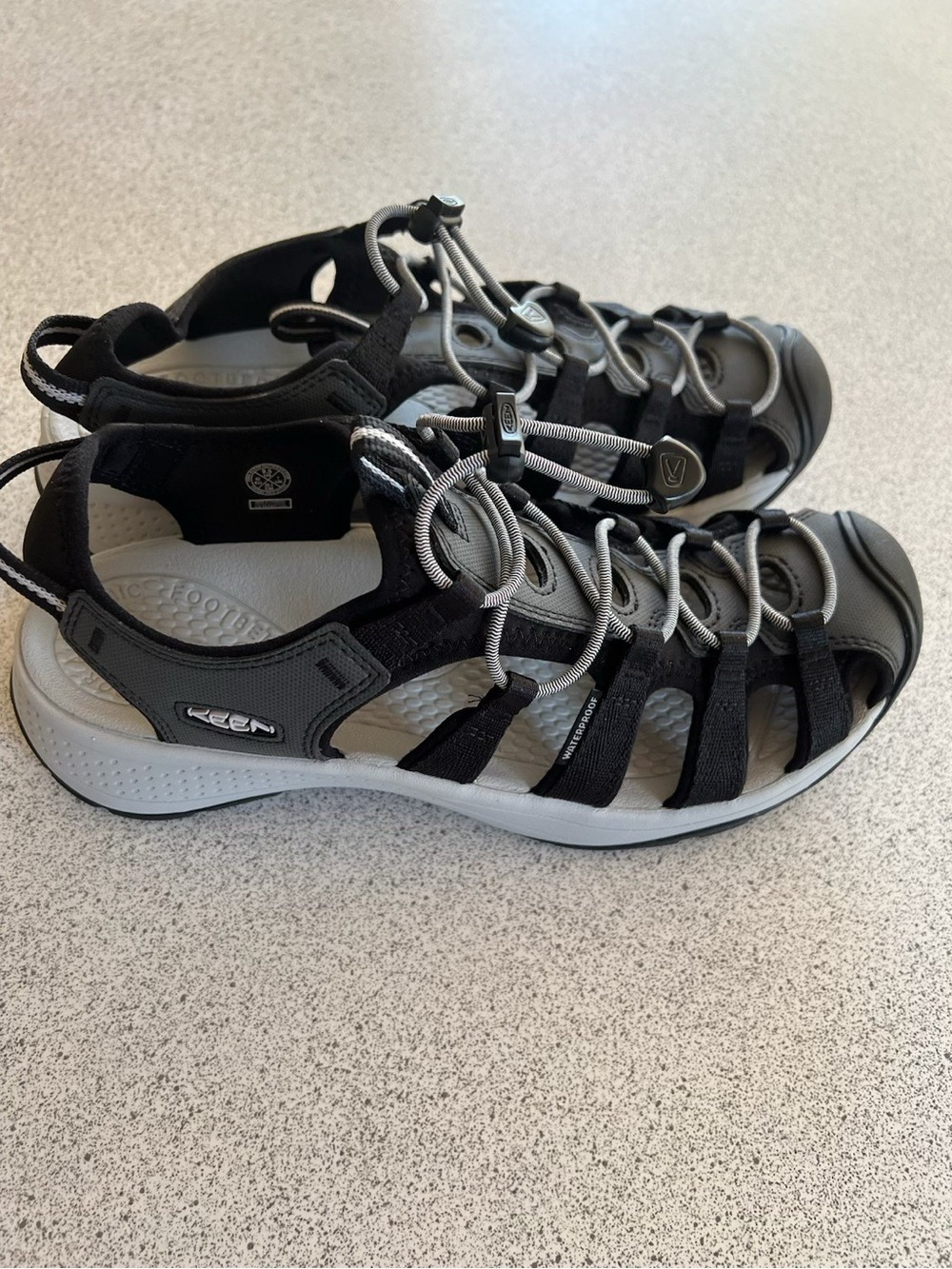 KEEN Black and Gray Outdoor Sport Sandals